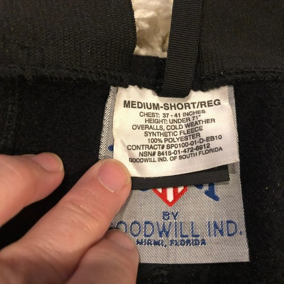 USGI NWT Polartec Med-Short cold weather gear Bib overalls Winter Sports - Picture 5 of 8